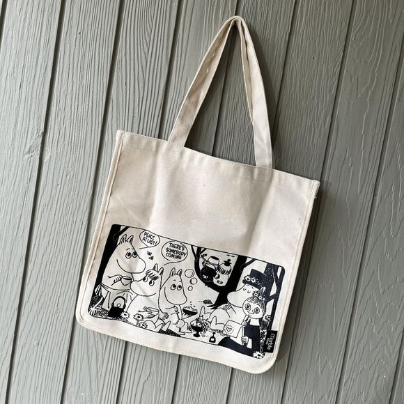 Rare Moomin x Marble Sub Canvas Tote Bag Promo NWOT “Not for Sale” Japan - Picture 1 of 8